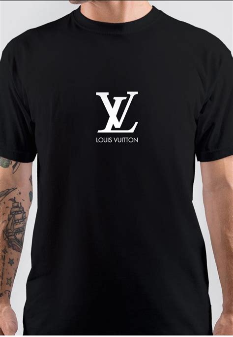 lv t shirt black|Lv t shirts men's.